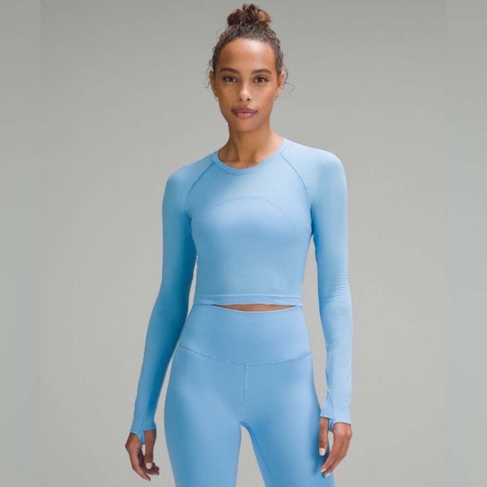 Lululemon Swiftly Tech Cropped Long Sleeve Shirt 2.0